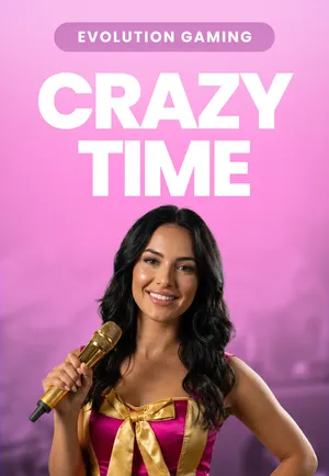 A(z) 'Crazy Time' játék borítója a BetBolton