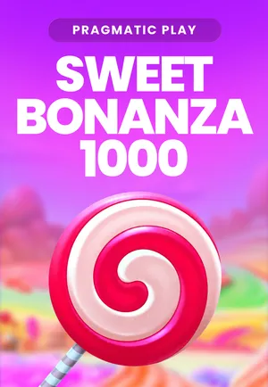 A(z) 'Sweet Bonanza 1000' játék borítója a BetBolton